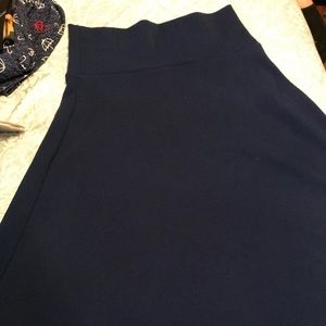 Navy Blue Lularoe Azure Skirt